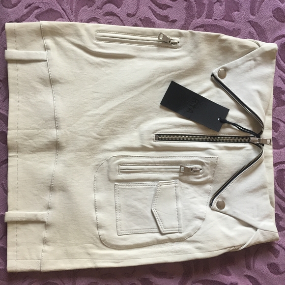 Dresses & Skirts - RtA Leather Mini Skirt